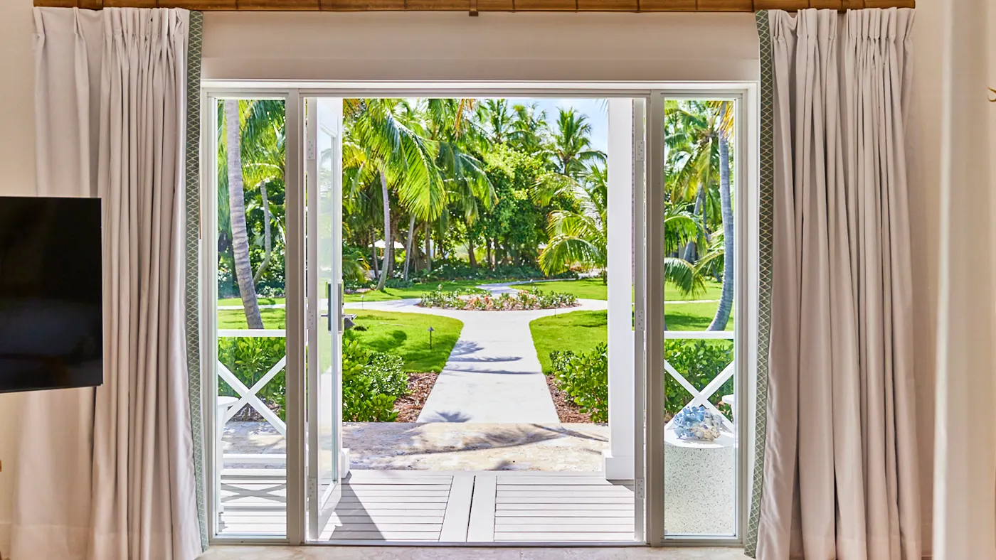 The Garden Suites view at The Potlatch Club, Eleuthera