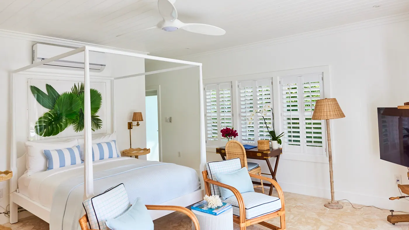 Spacious accommodation in the Garden Suites at The Potlatch Club, Eleuthera