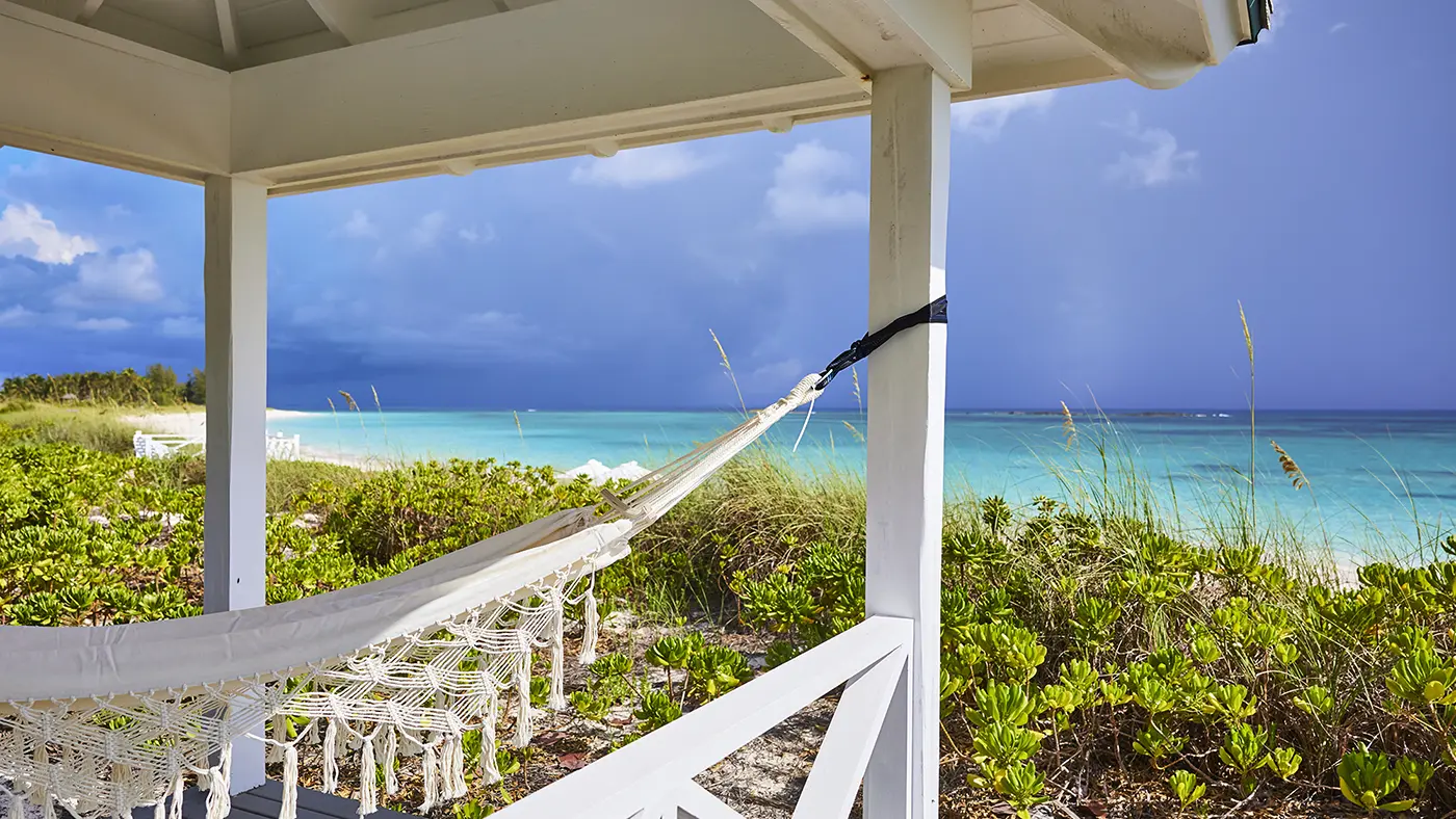 The Potlatch Club Eleuthera Ocean-front Cottage gazebo hammock