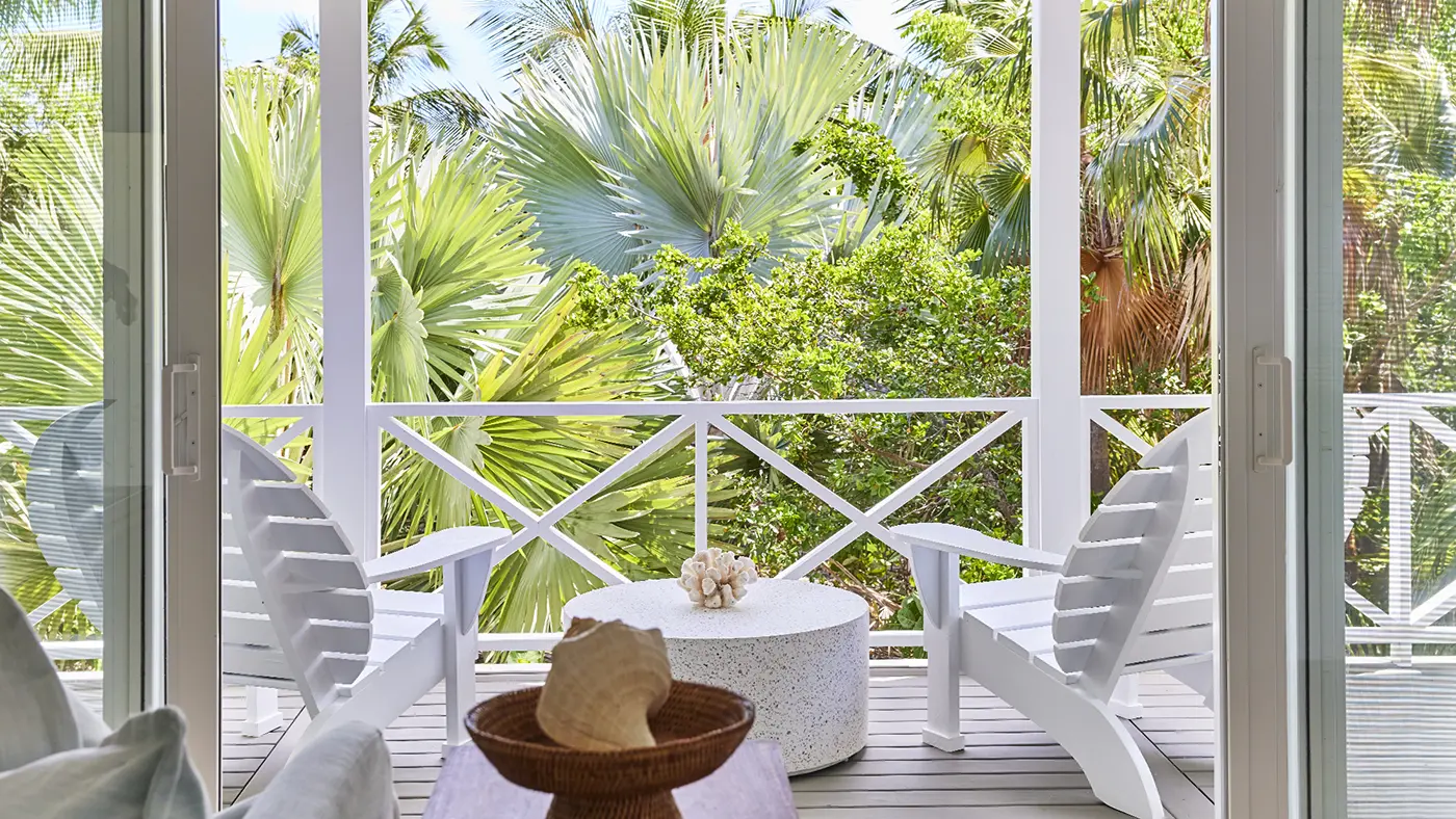 Garden-views from a Cottage at The Potlatch Club, Eleuthera