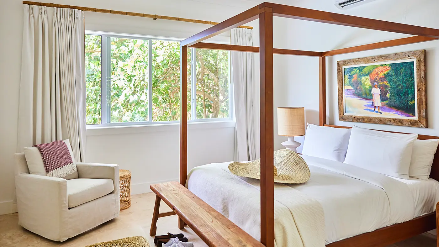 Bedroom 2 at The Pineapple House at The Potlatch Club, Eleuthera, a 4-bedroom luxury villa