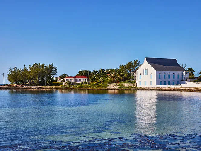 The Methodist church in Governor's Harbour, Eleuthera, Bahamas