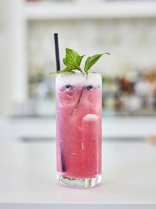 Cocktails at the Fig Tree bar are made with the freshest ingredients