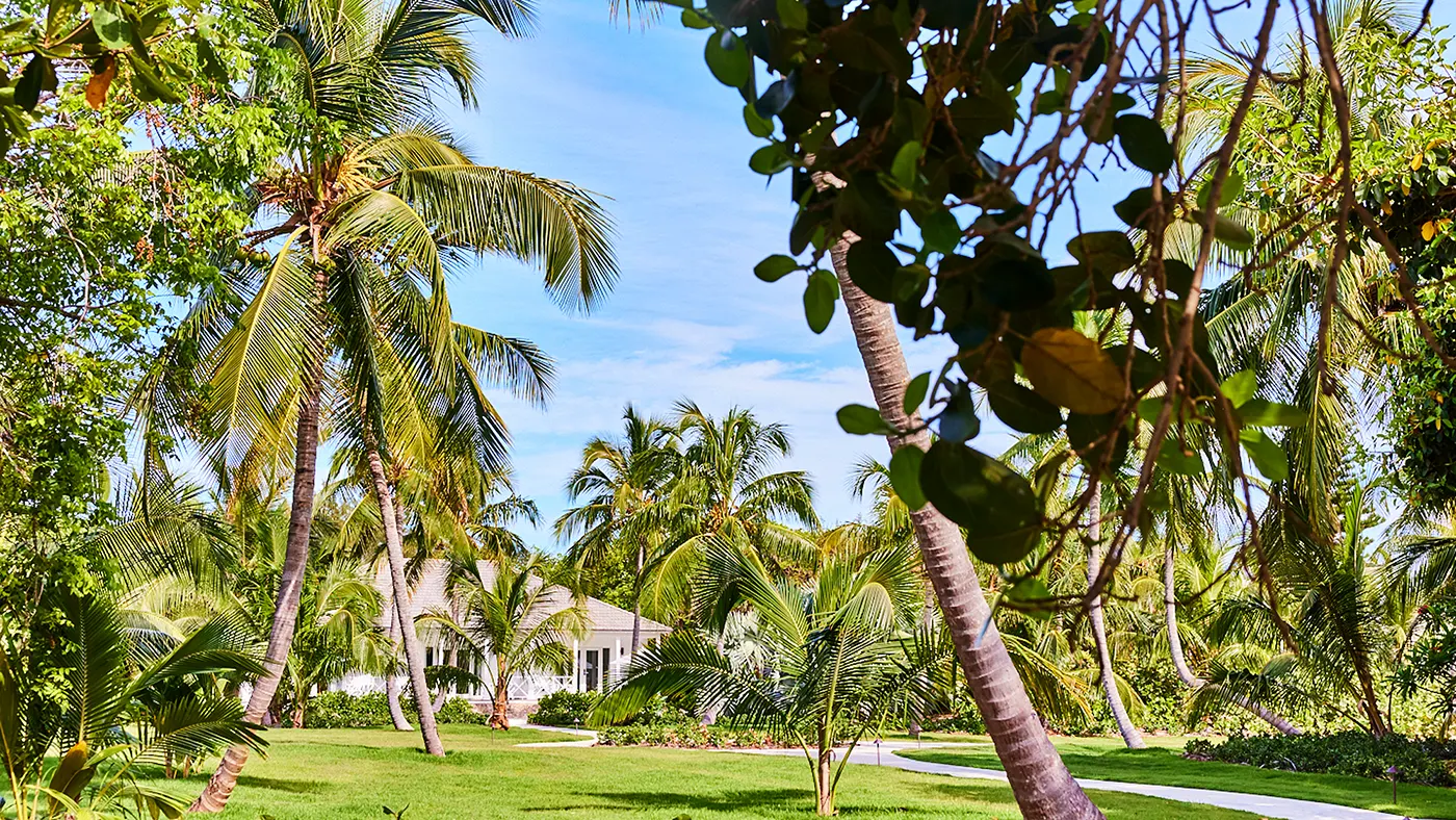 Approaching the Garden Suites at The Potlatch Club, Eleuthera