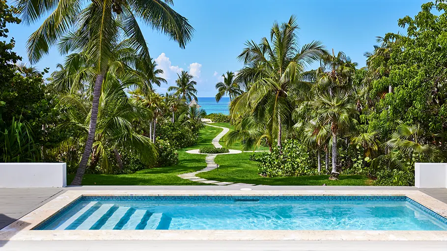 Sea view from  The Pineapple House, 4-bedroom villa at The Potlatch Club, Eleuthera